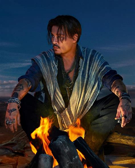 dior stands with johnny depp